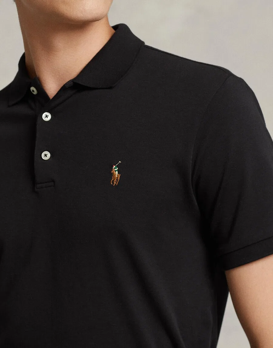 Рубашка Polo Ralph Lauren черного цвета — фото 2