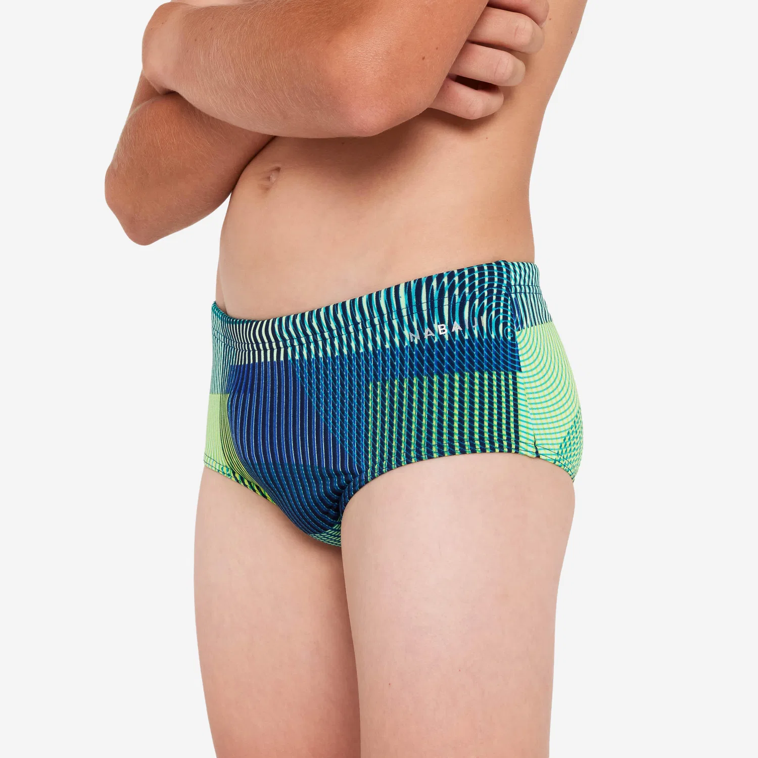 Детские плавки для мальчиков с принтом Trunk Jungen Decathlon, Elektroblau