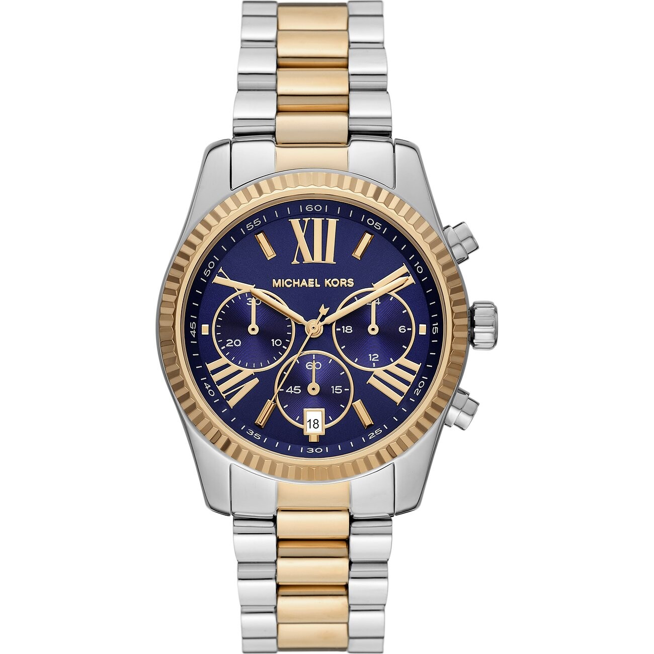 

Часы наручные Michael Kors Lexington Two-Tone, серебристый/золотистый