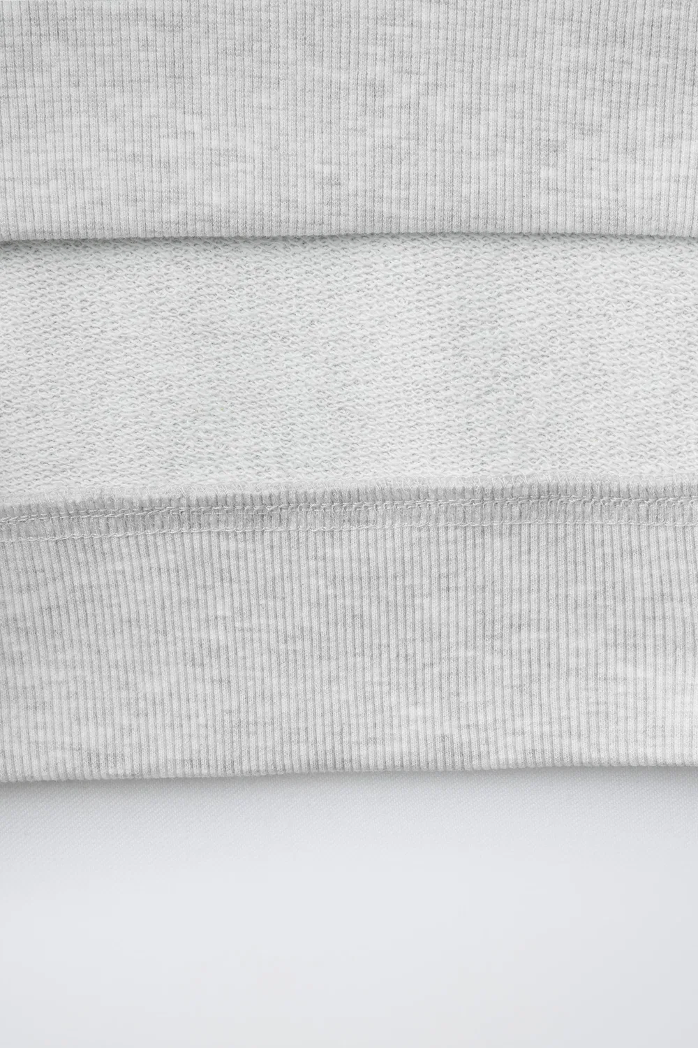 Толстовка с надписью и принтом медведя ZARA, Grey Marl — фото 4
