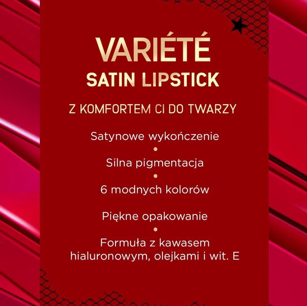 Eveline Cosmetics, Variete Satine, Variete Satine Lipstick 03 — фото 2