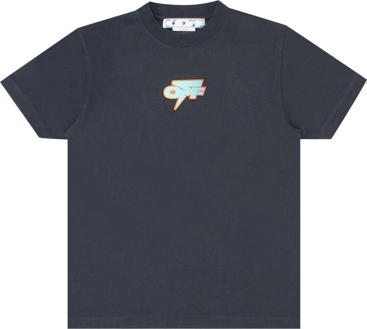 

Футболка Off-White Degrade Thunder Slim Short-Sleeve Tee 'Outerspace', черный