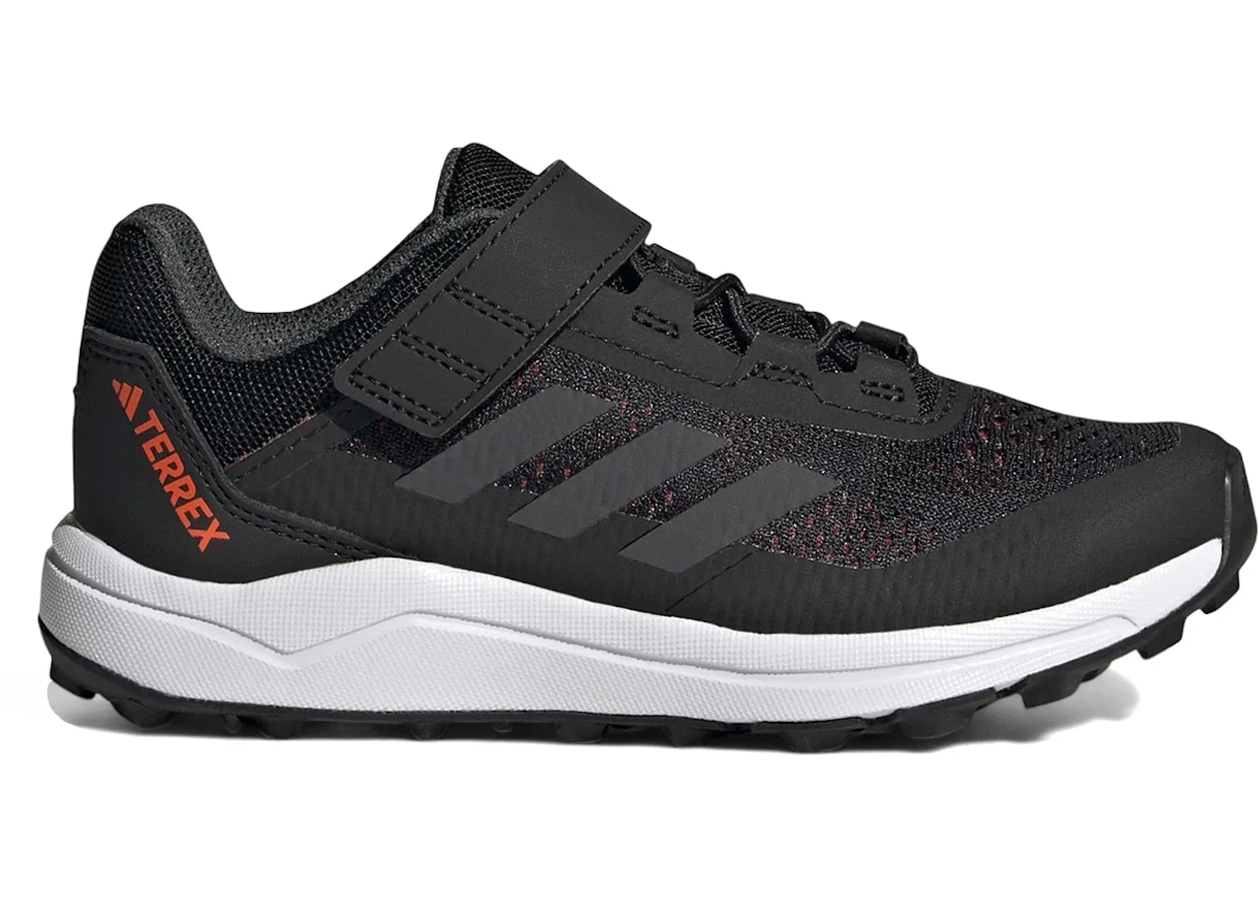 Детские кроссовки для трейла Terrex Agravic Flow Trail Adidas, Core Black Dgh Solid Grey Solar Red