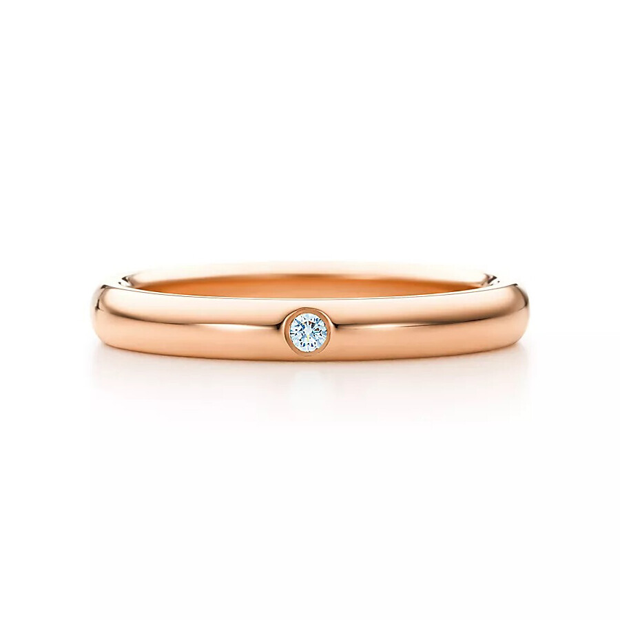 

Кольцо Tiffany & Co. x Elsa Peretti Band, розовое золото/бриллиант