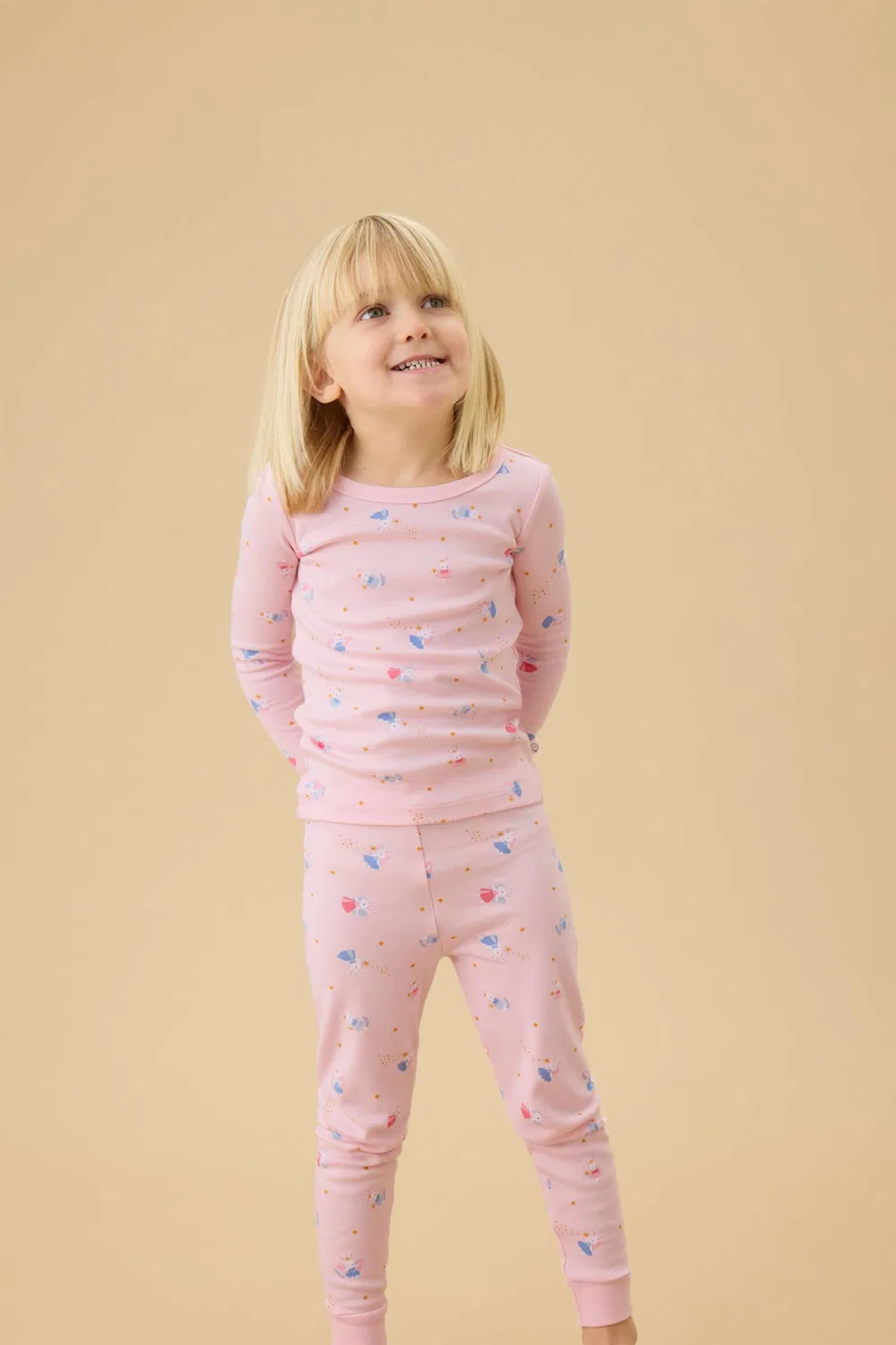 Комплект пижамы с принтом зайца Bunny Pyjama Set MORI — фото 2