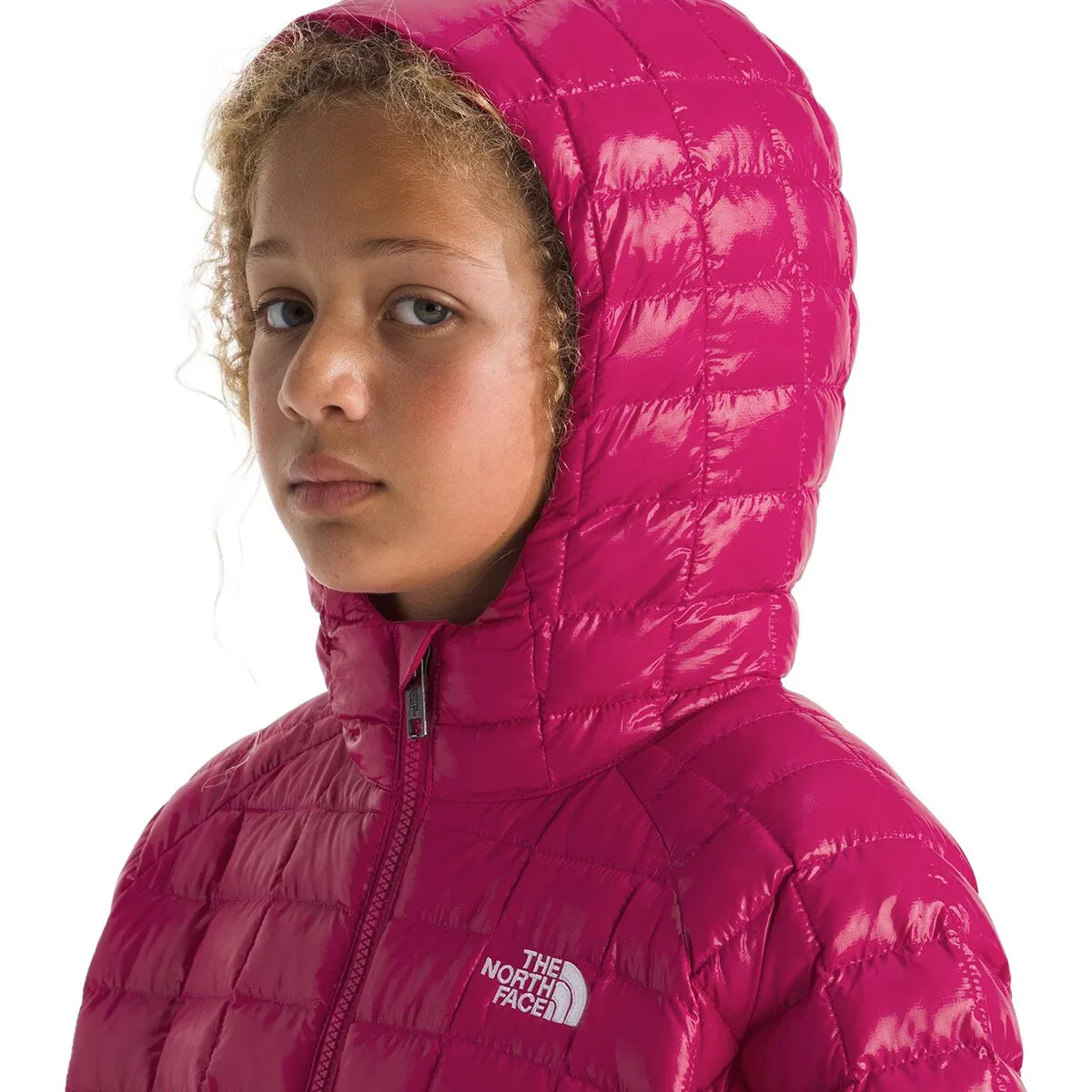 Детская куртка с утеплителем ThermoBall с капюшоном The North Face, Lali Guran — фото 3