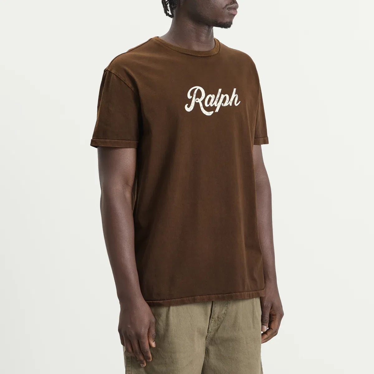 Футболка хлопковая с принтом Authentic Logo Polo Ralph Lauren, Copper Brown — фото 2