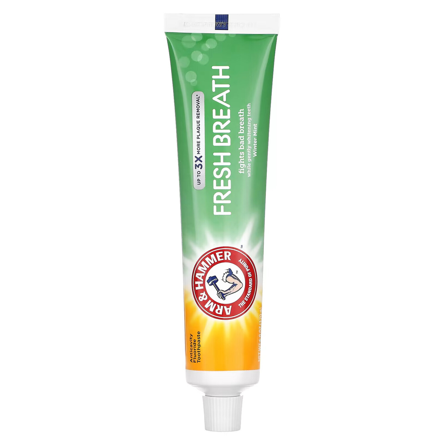 

Arm & Hammer, AdvanceWhite, Зубная паста, освежающая дыхание, зимняя мята, 6,0 унций (170 г)