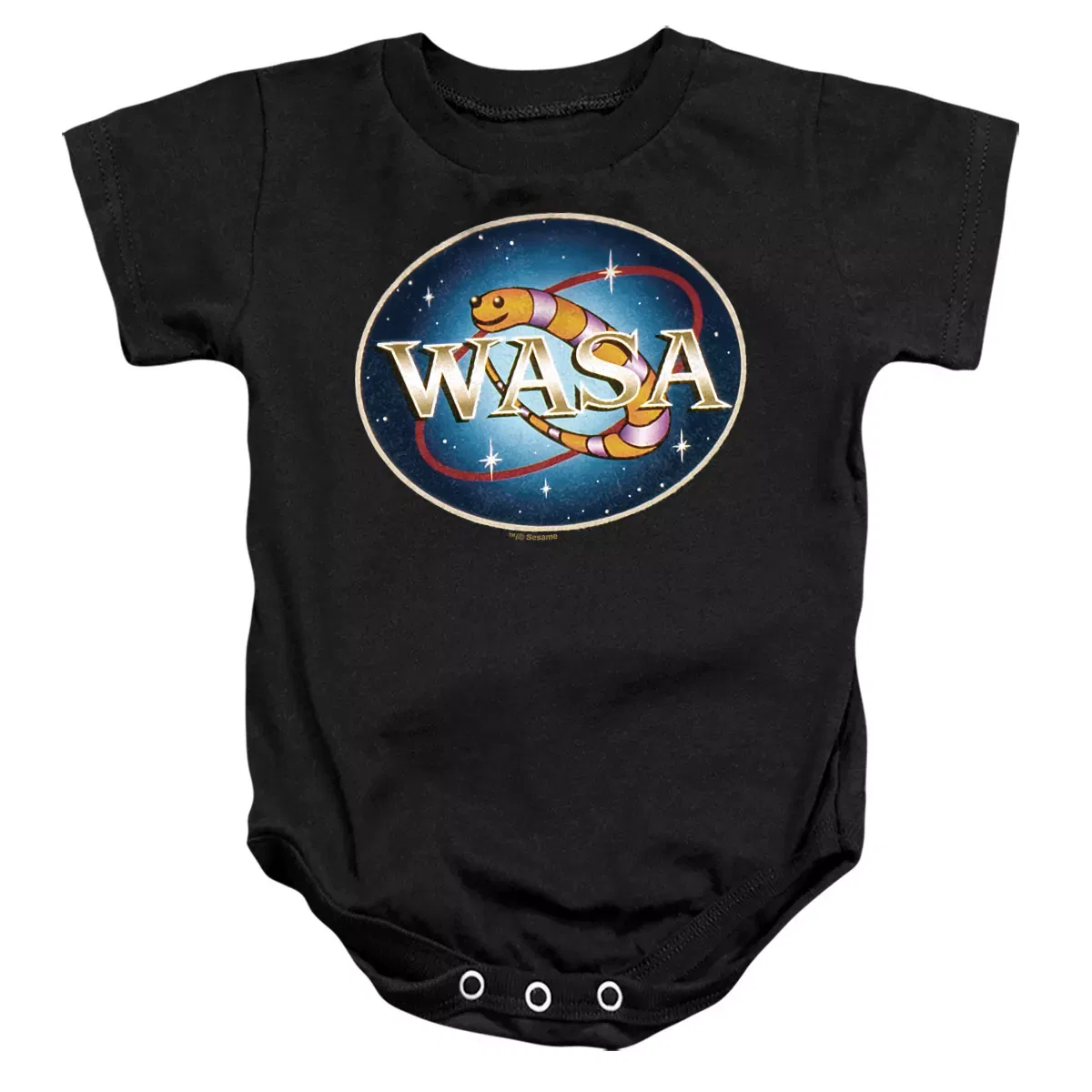 Детское боди с коротким рукавом Sesame Street, Black