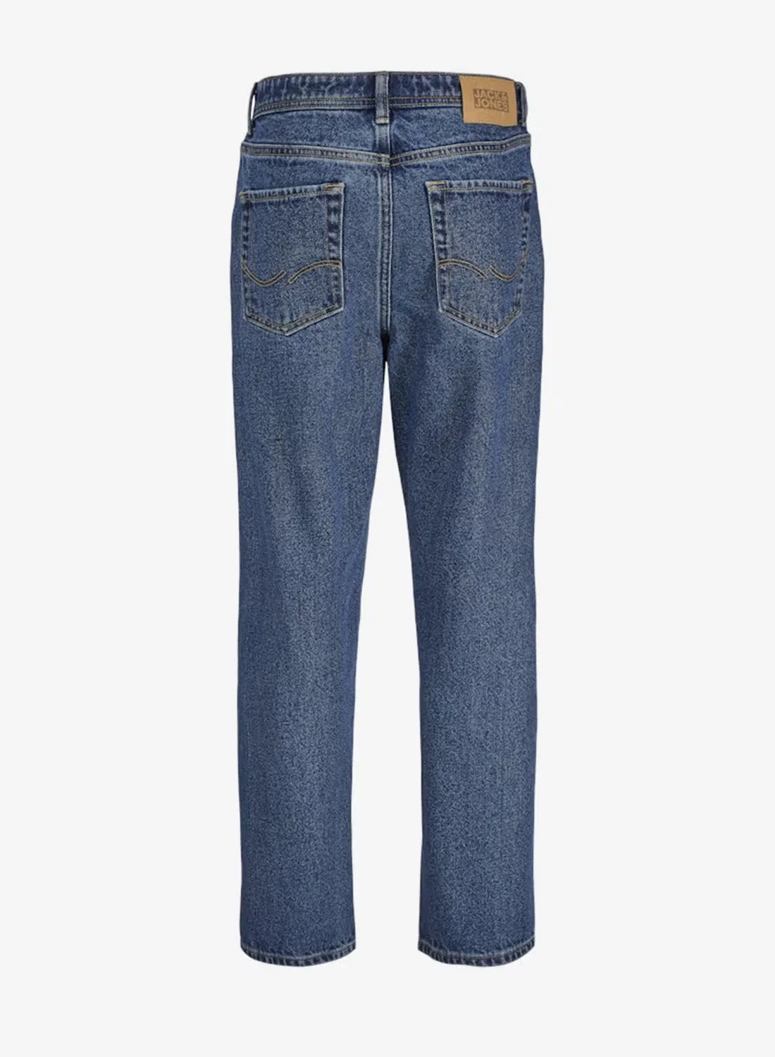 Джинсы прямого кроя JJICHRIS Jack & Jones Junior, синий — фото 3