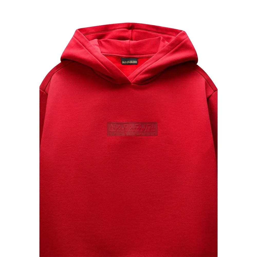 Детский свитшот для мальчиков с принтом New Box Logo Napapijri, Red — фото 3