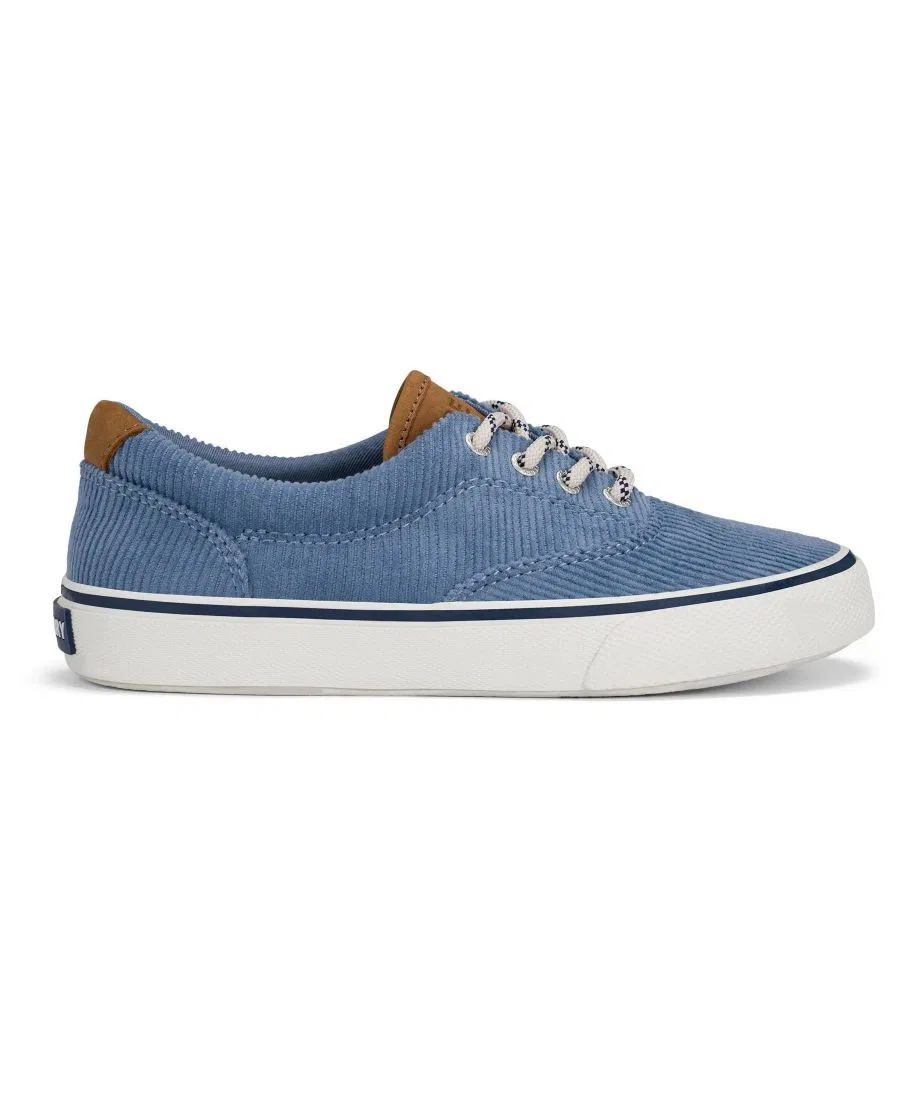 Кеды детские на шнуровке с круглым носком Cvo Striper II Sperry, Blue — фото 4
