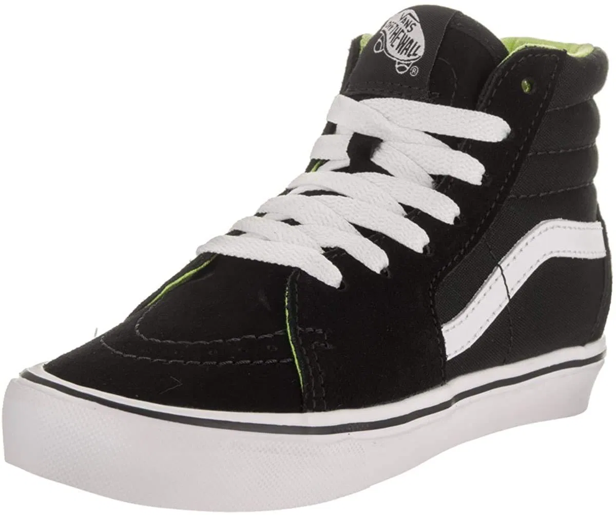 Детские кроссовки для мальчиков с высокой шнуровкой Sk8-hi Vans, Black — фото 2