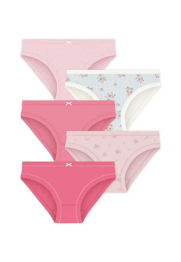 Комплект трусов с принтом 5 pack Hipsters Petit Bateau, net
