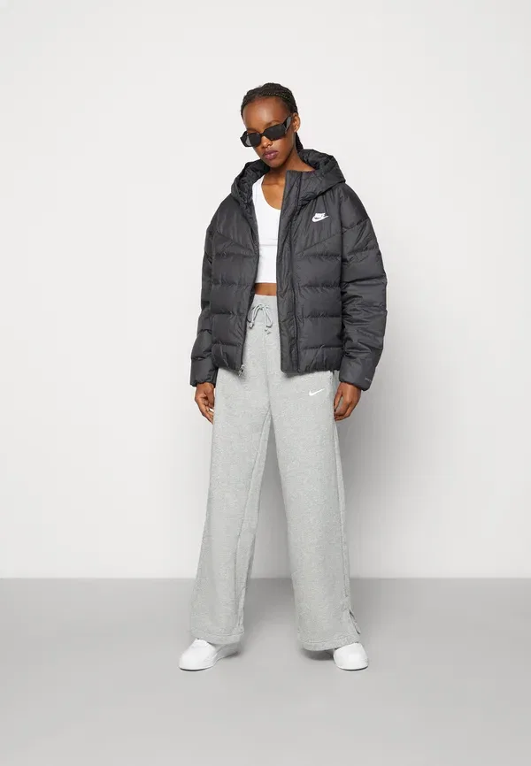 Спортивные штаны Nike Sportswear phoenix fleece tracksuit bottoms, серый/парусный — фото 2