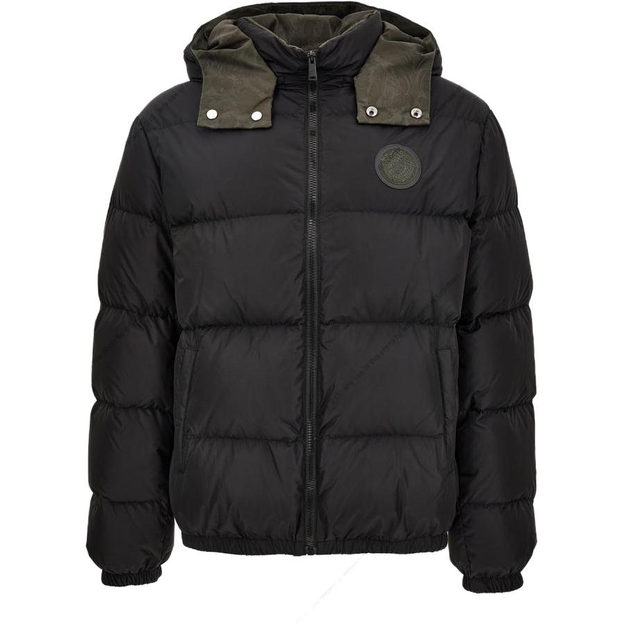 

VERSACE Пуховик мужской черный, Black