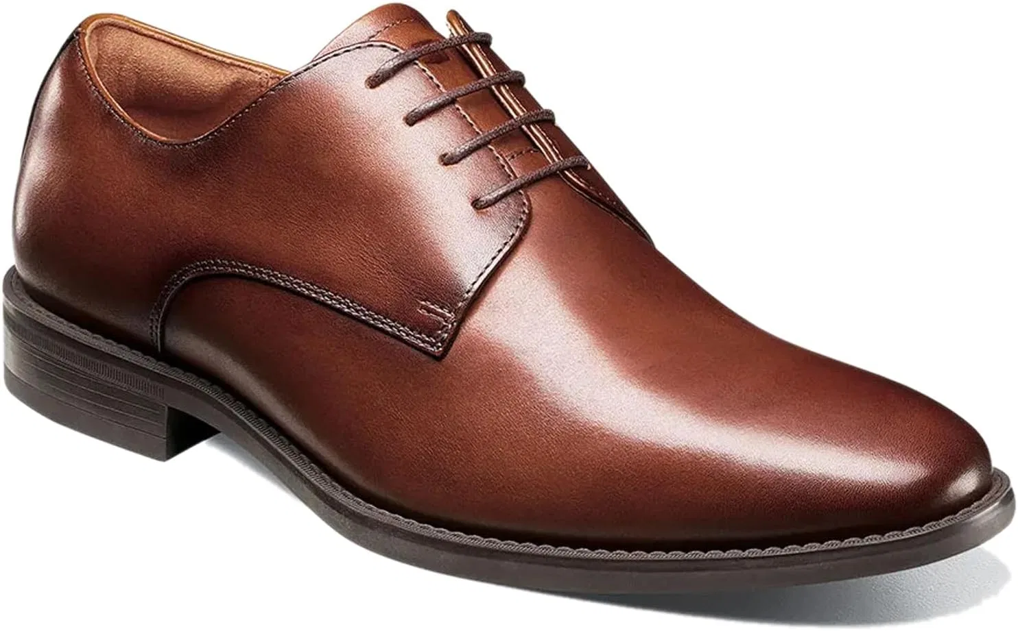 Мужские оксфордские туфли Florsheim Santucci с гладкой передней частью, коньячный — фото 2