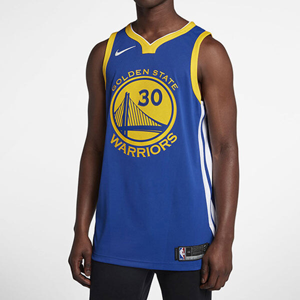 Футболка Stephen Curry Icon Edition подлинная AU Golden State Warriors джерси Nike, синий — фото 3