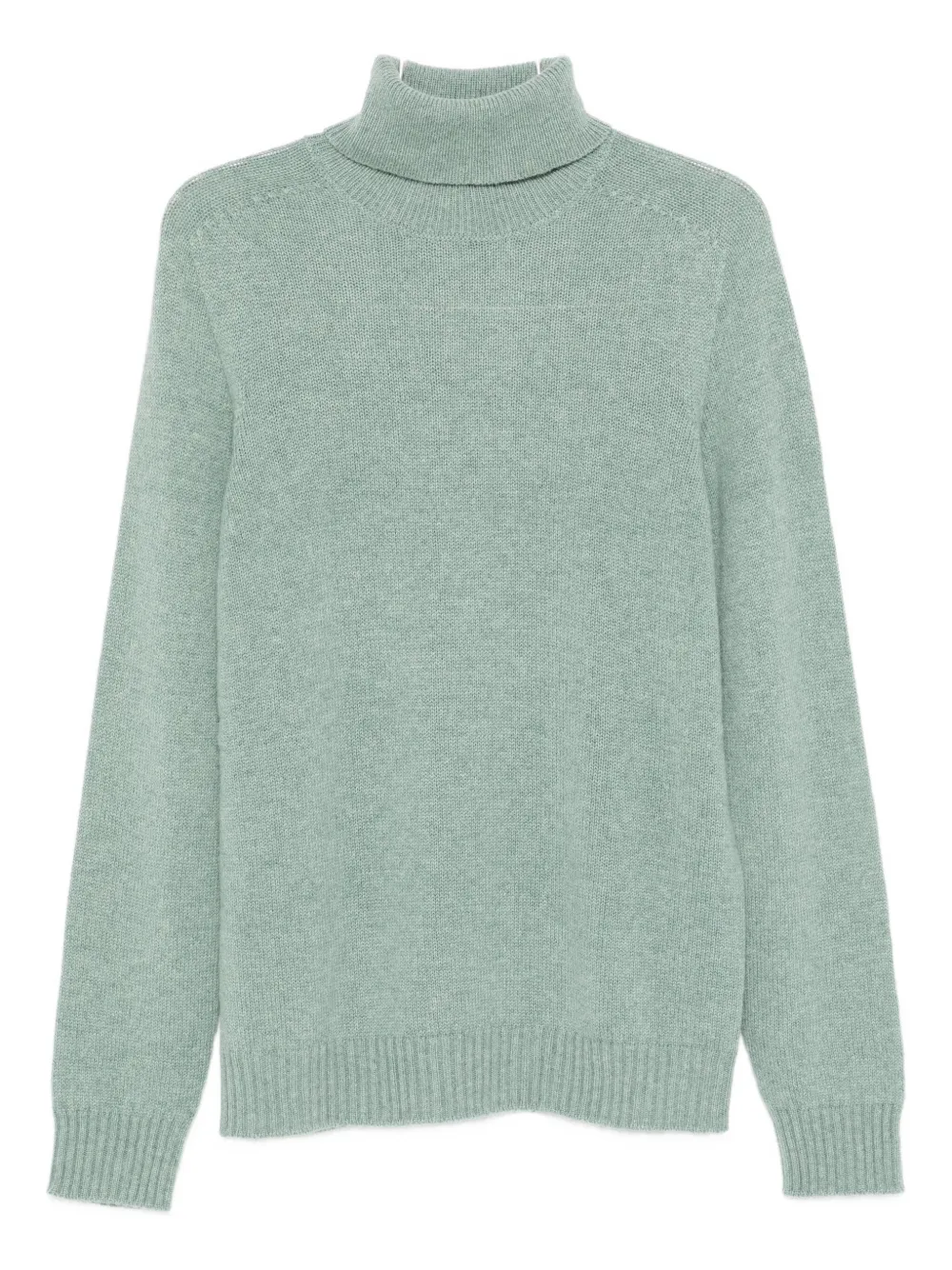 

Свитер с воротником-стойкой Roberto Collina, зеленый