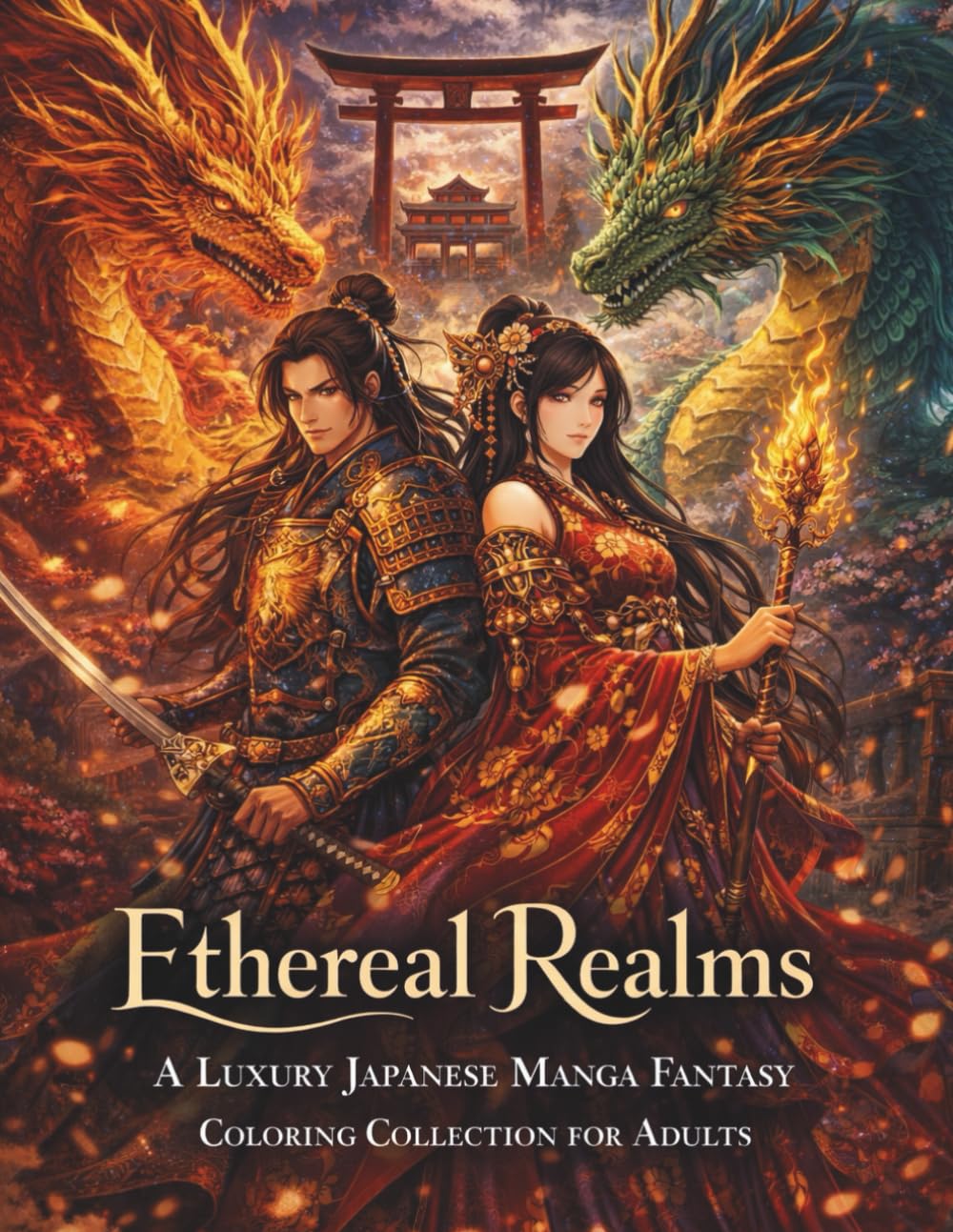 

Ethereal Realms: A Luxury Japanese Manga Fantasy Coloring Collection for Adults (Independently published)