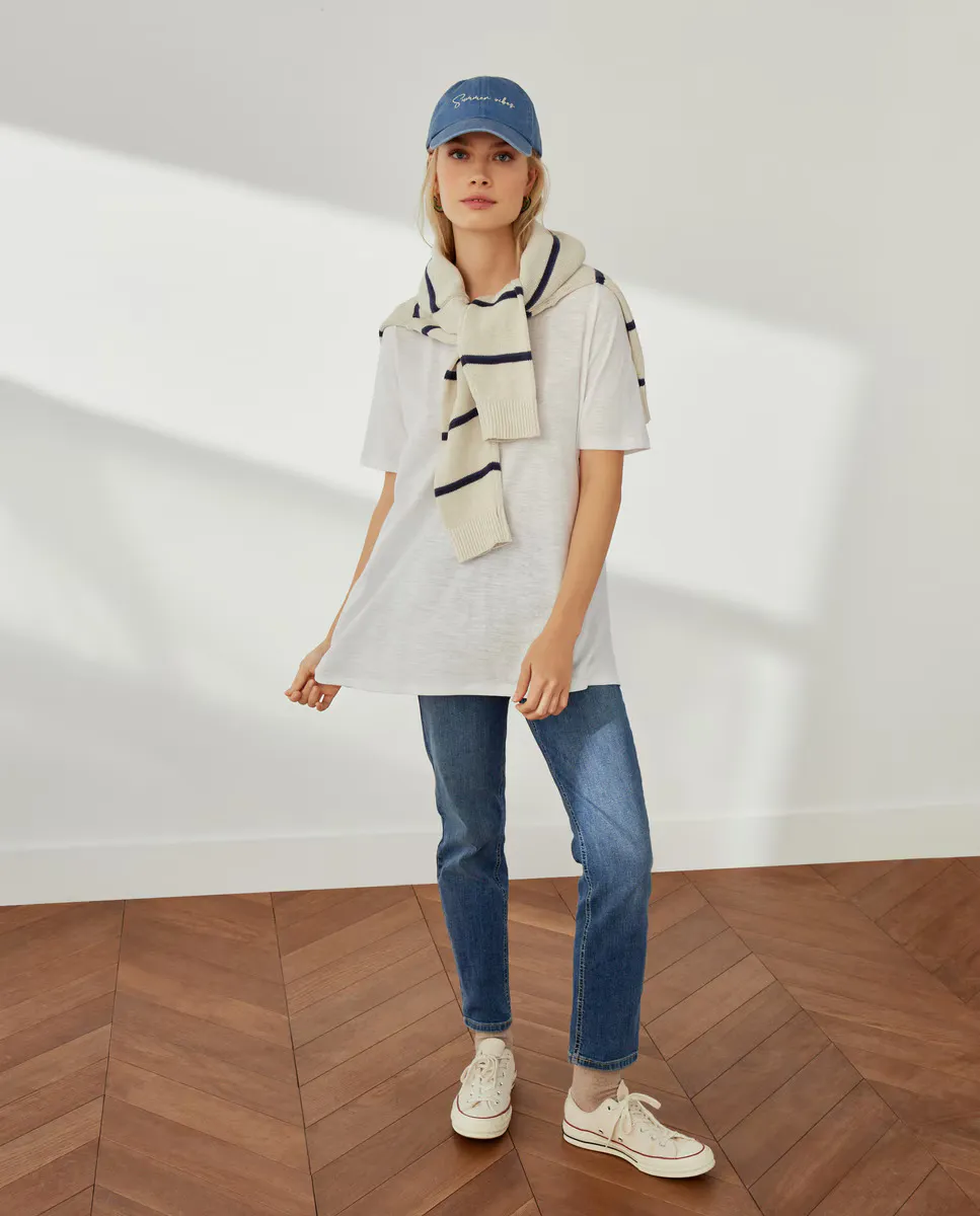 

Футболка женская с коротким рукавом Southern Cotton, белый