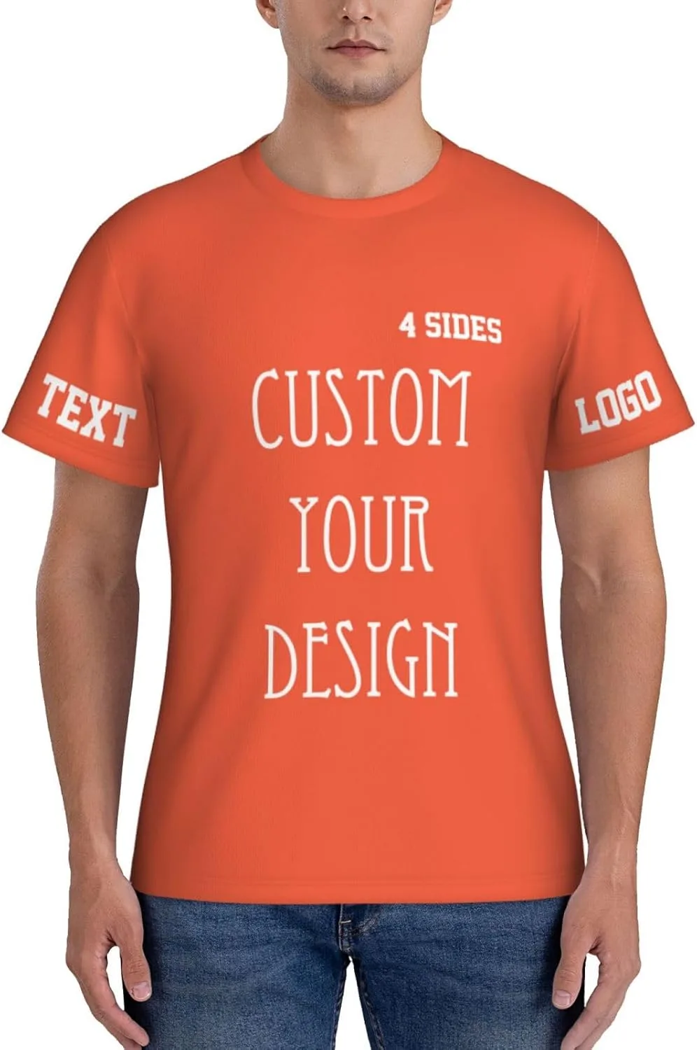 

Футболка Custom T Shirts 4-Side Printable с логотипом