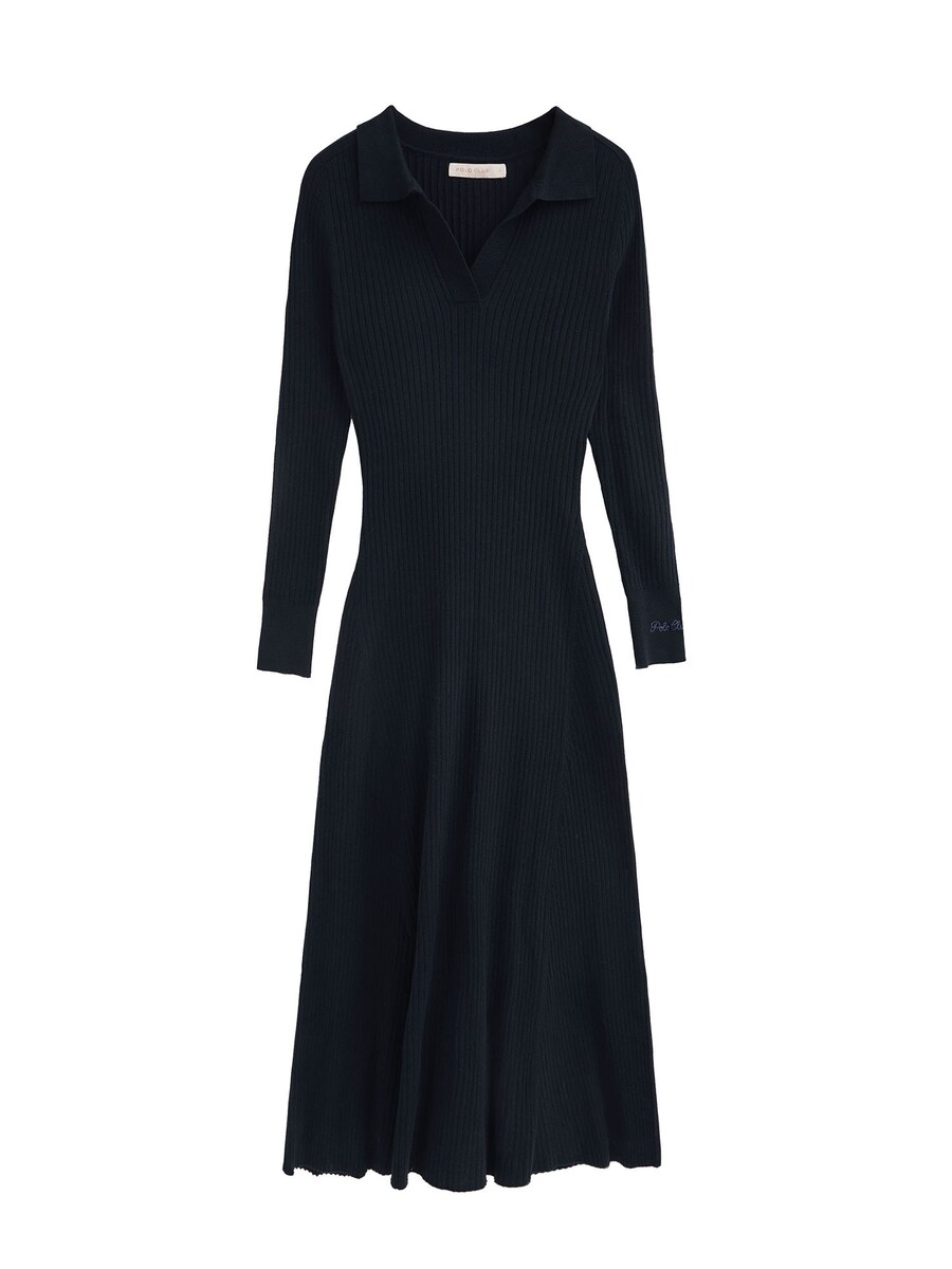 

Вязаное платье Polo Club, темно-синий