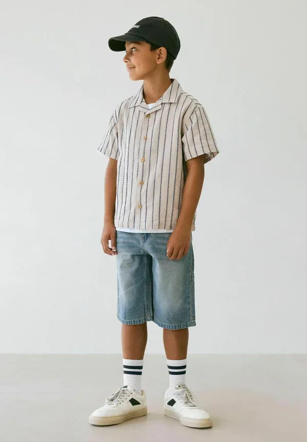 Рубашка Regular fit Name It, цвет шато серый