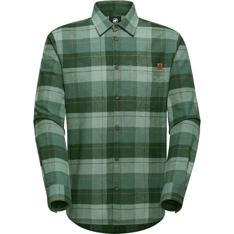 

Рубашка троват с длинными рукавами мужская Mammut, зеленый