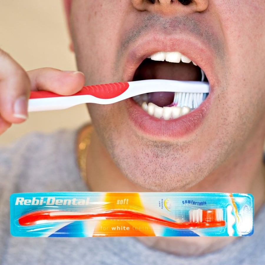 Зубная щетка Mattes Rebi-Dental Soft M-43 Мягкая — фото 3