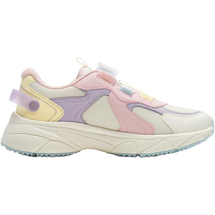 LINING YOUNG Низкие детские повседневные ботинки Slip-Resistant Anti-Kick цвета ecru — фото 3