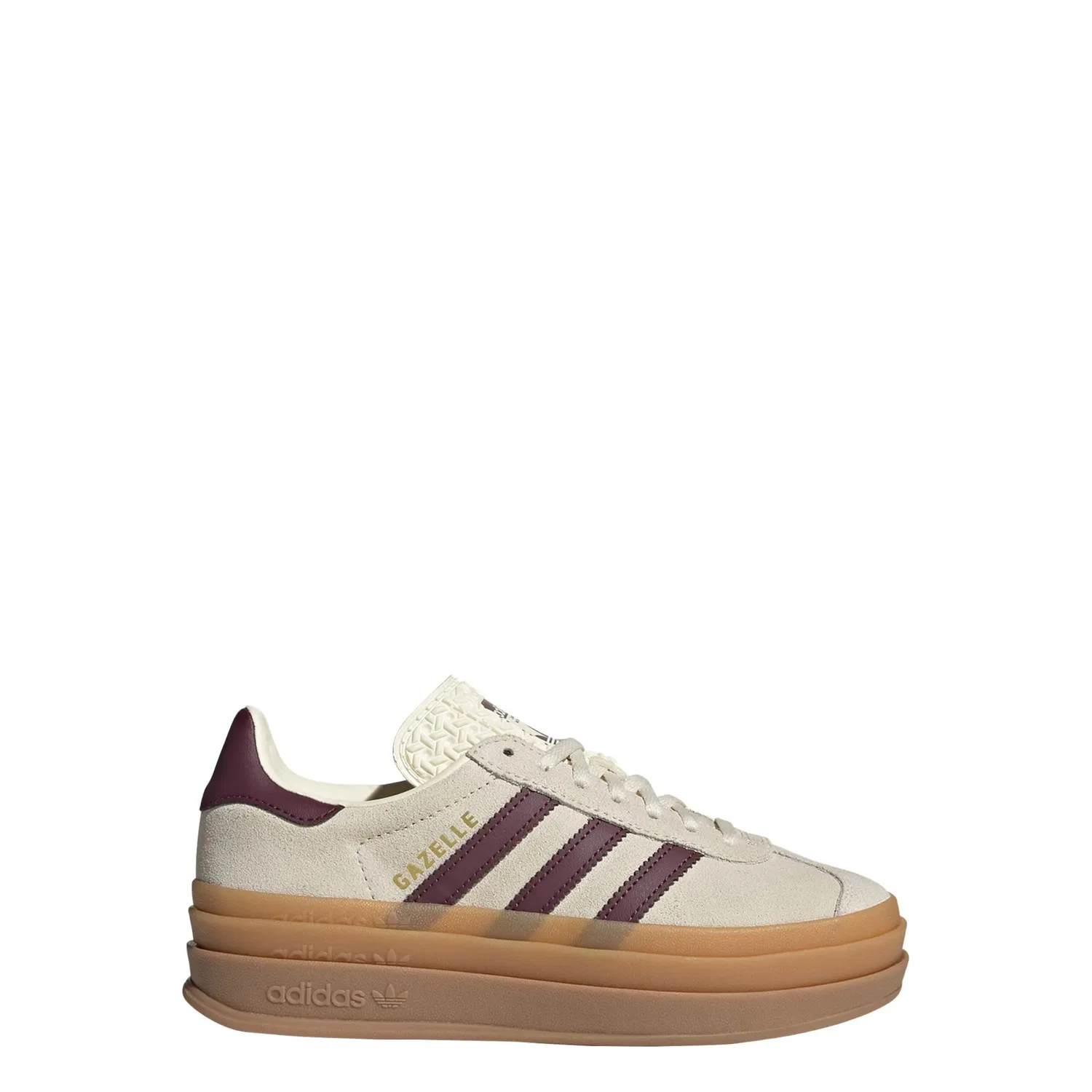 Кроссовки Adidas Originals Gazelle Bold бежевого цвета — фото 2