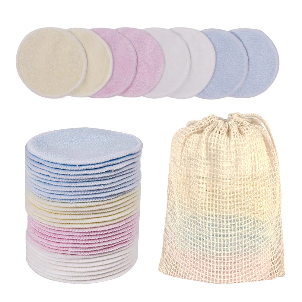 Многоразовые ватные диски LOPHE из бамбукового волокна, 24 шт. Lophe, 4 Colours