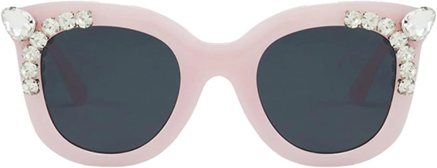 

Солнцезащитные очки Willochra со стразами для женщин, модные, сексуальные, сверкающие, в форме «кошачьего глаза», с бриллиантами, женские, с кристаллами, Pink