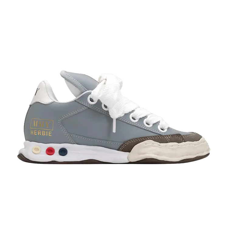 

Кроссовки Maison Mihara Yasuhiro Herbie Puffer OG Sole Leather Low Grey, серый