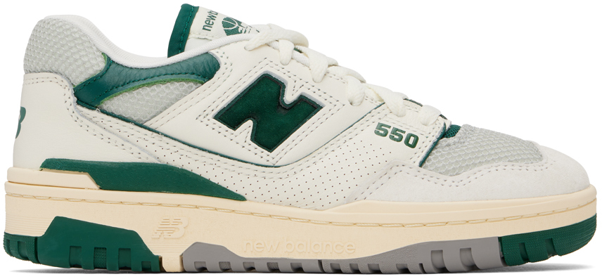 Кроссовки Off-White & Green 550 New Balance