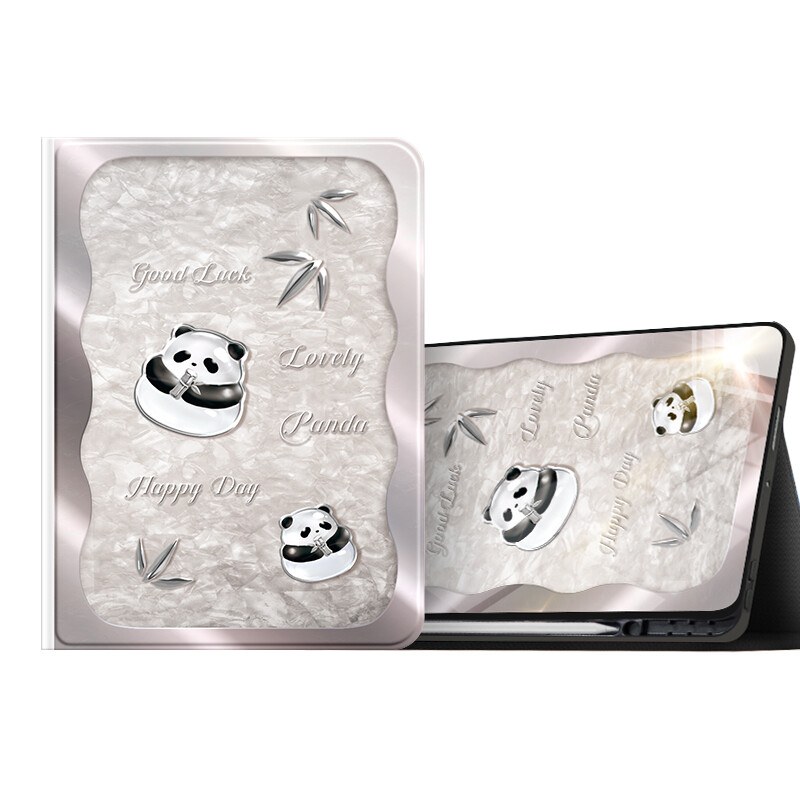 

Super Mouse Плоский защитный чехол, Crystal bamboo panda powder