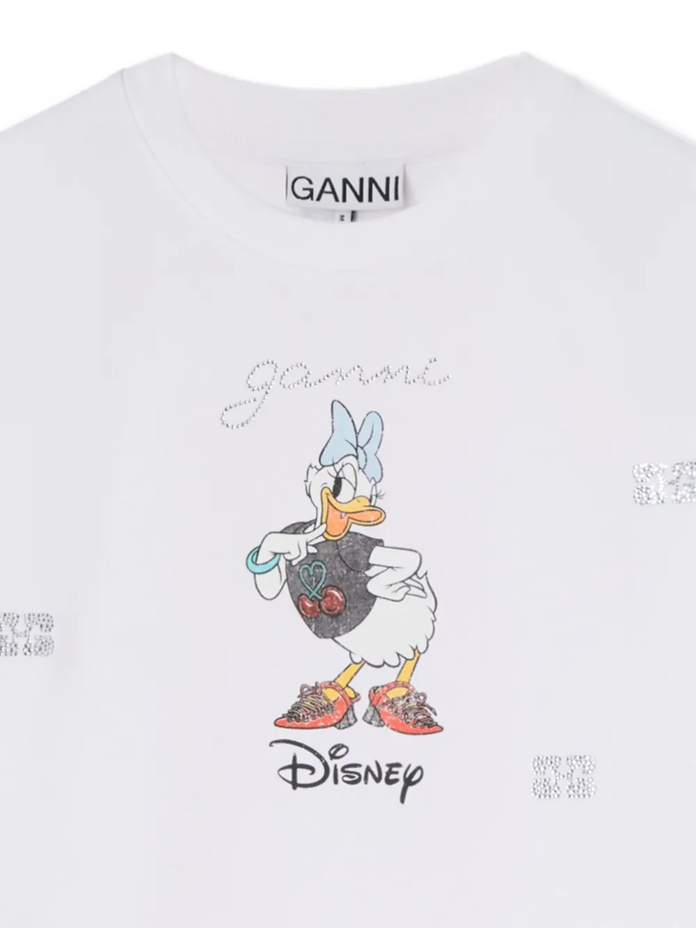 

Футболка с принтом из коллаборации с Disney Ganni, белый