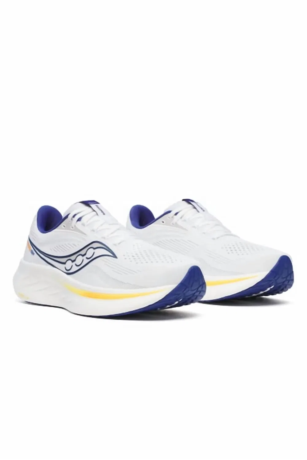 SAUCONY Мужские беговые кроссовки Ride 18 белого/азуритового цвета — фото 3