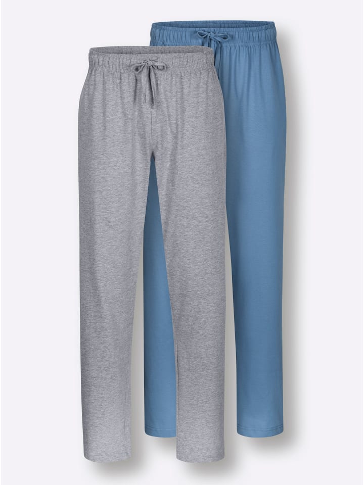 

WITT WEIDEN Длинные брюки серого меланжевого цвета + средне-синий