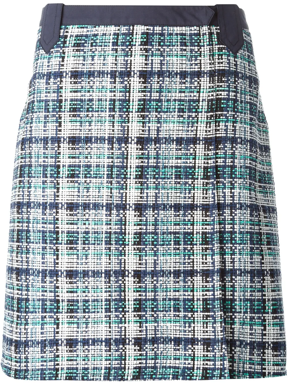 

Вязаная юбка из букле ETRO, синий