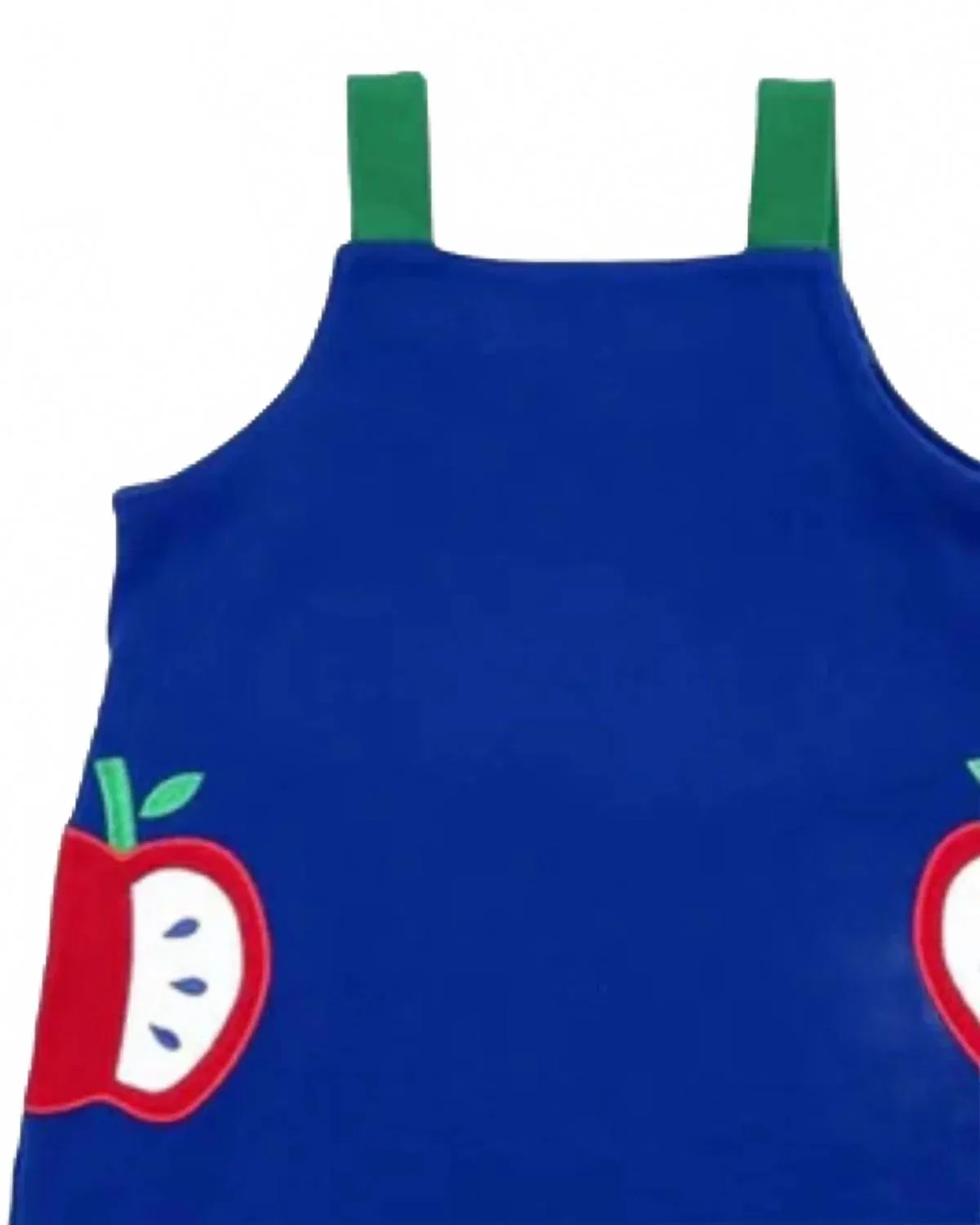 Florence Eiseman Kid's Pique Knit Jumper With Apples In Blue — фото 2