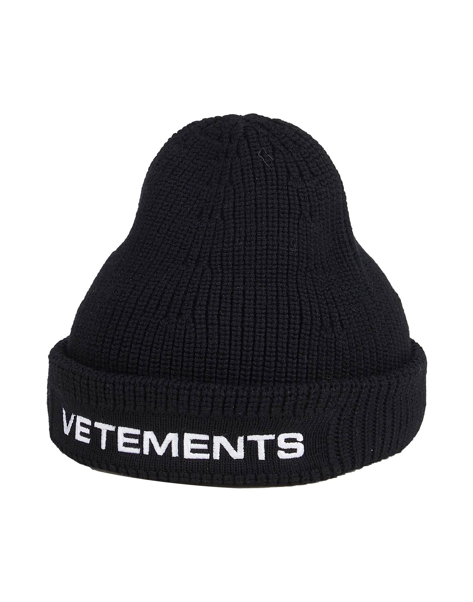 

Шапка Vetements, черный