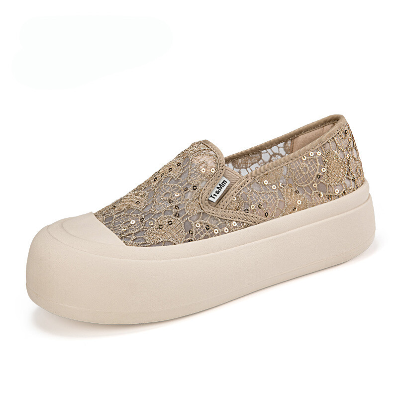 

Туфли женские повседневные Women's Casual Shoes Women's Tt&Mm, серебряный