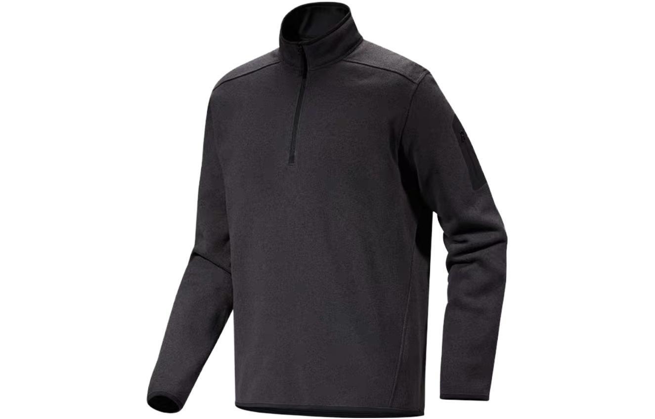 Футболка COVERT LT мужская Arcteryx, черный серый II/черный вереск II — фото 2