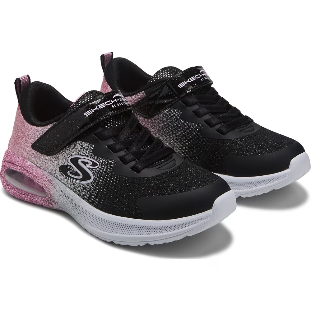 

Детские кроссовки microspec max advance от Skechers для малышей/подростков, black ombre glitter