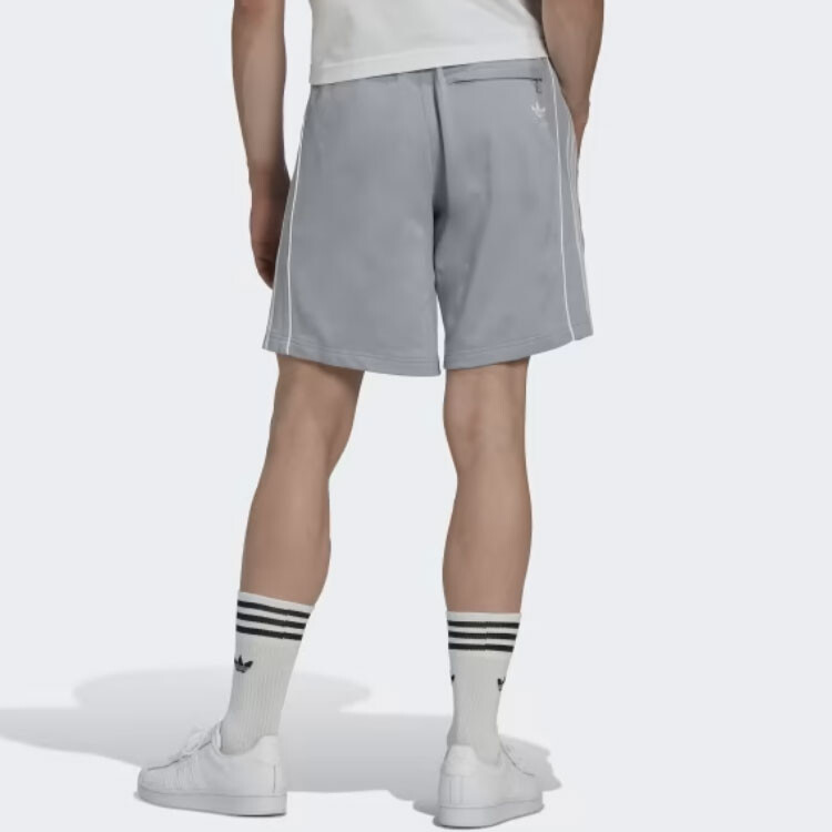 Повседневные шорты мужские серые Adidas, серый — фото 3
