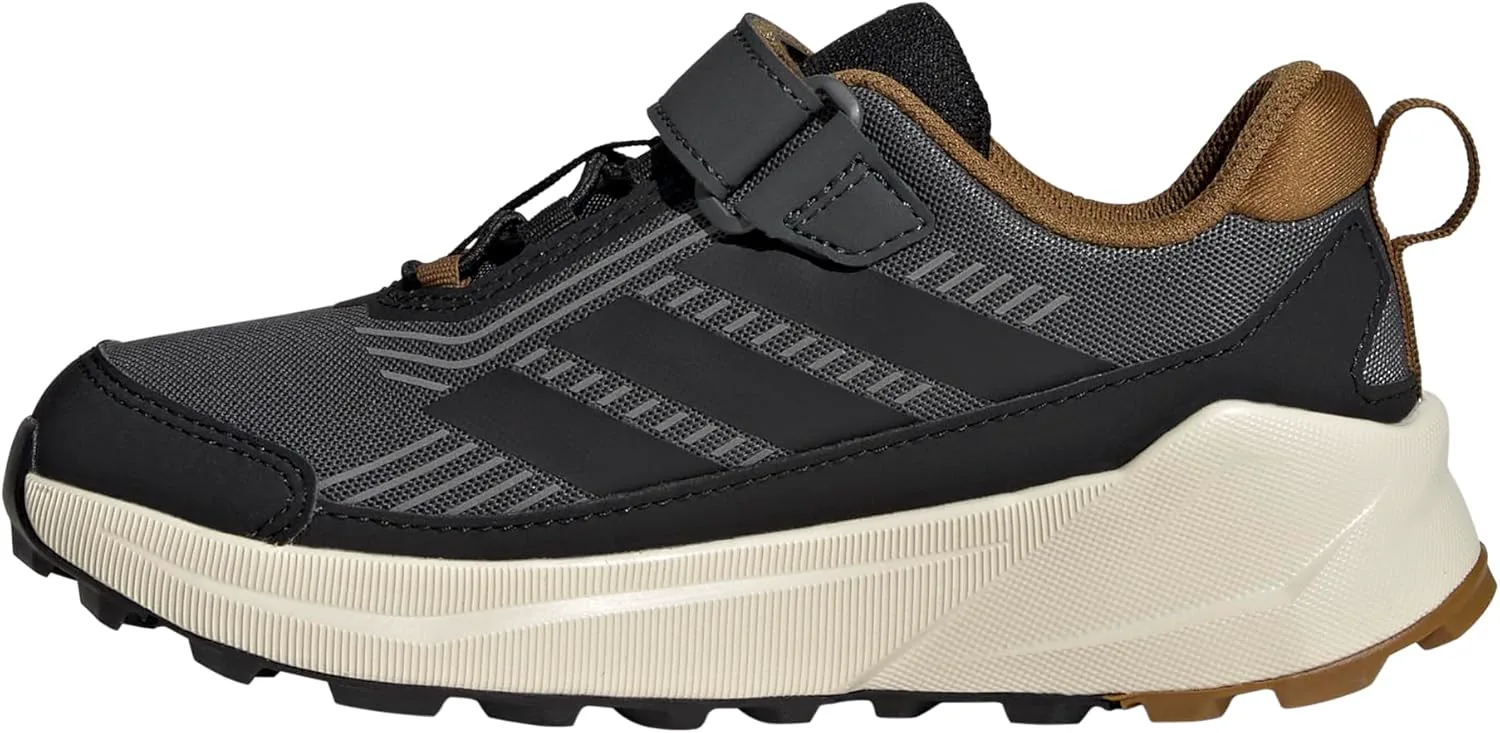 Кроссовки для пеших прогулок Adidas Terrex Trailmaker 2 Climaproof для детей и подростков (маленькие/большие дети), серый/черный/бронзовый