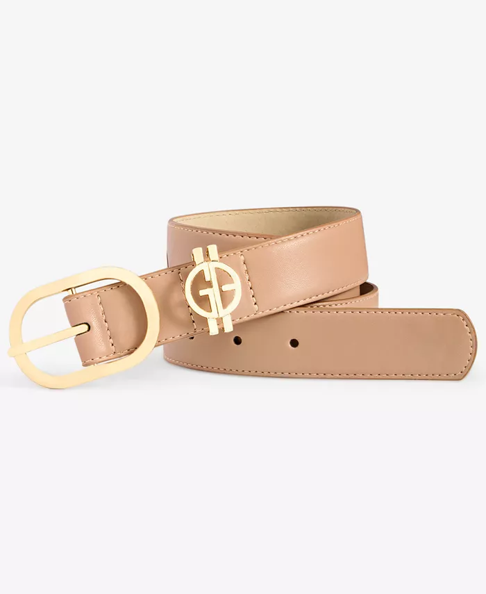 

Женский пояс с вырезанным логотипом Loop Pant Belt Giani Bernini, коричневый