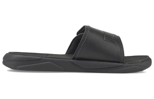 Тапочки royalcat comfort sandal 'triple black' Puma, черный — фото 2